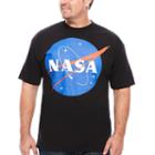 Nasa Logo Short Sleeve Graphic T-shirt-big And Tall