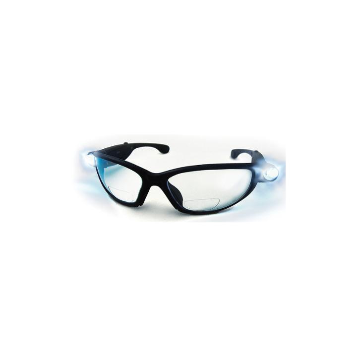Sas Safety Corporation 5420-15 1.5x Inspectors Readers Safety Glasses With Black Frame