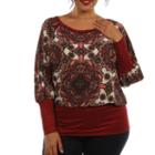24/7 Comfort Apparel Woman On The Move Tube Top Plus
