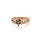 Grand Sample Sale By Le Vian 5/8 Ct. T.w. Vanilla Diamonds & Chocolate Diamonds In 14k Strawberry Gold Chocolatier Ring