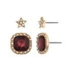 Decree 2-pc. Red Earring Sets