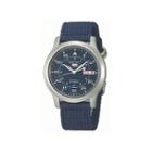 Seiko Mens Blue Strap Watch-snk807