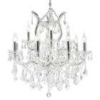 Maria Theresa Collection 13 Light 2-tier Clear Crystal Chandelier