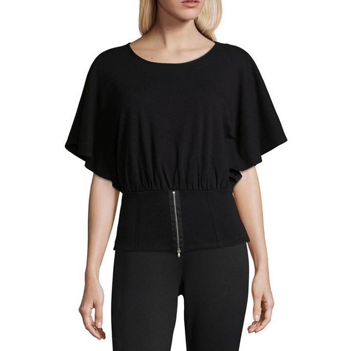 Project Runway Corset Zip Tee