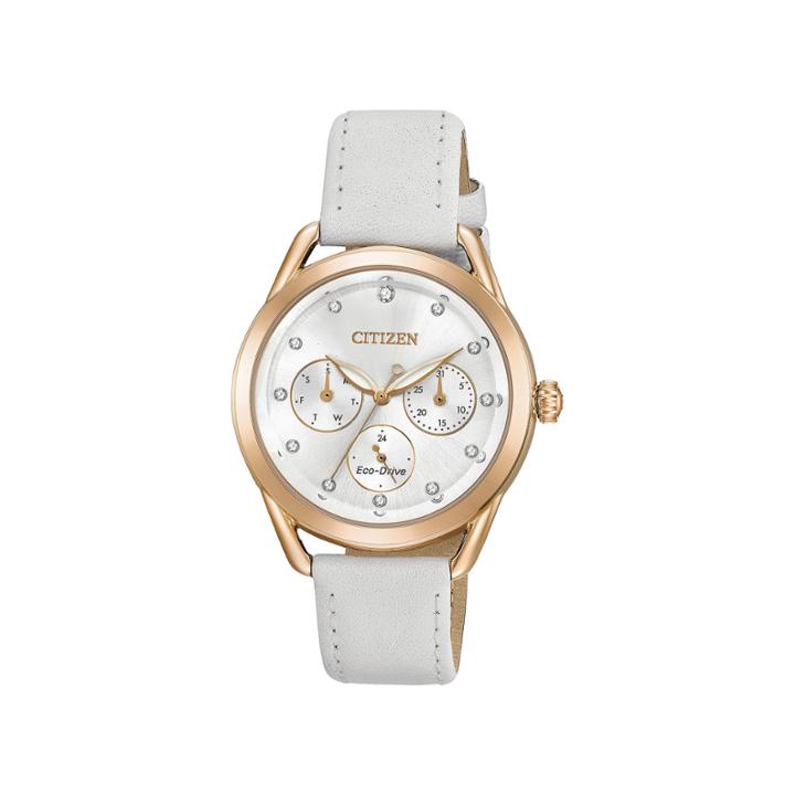Drive From Citizen Womens White Strap Watch-fd2053-04a