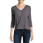A.n.a. 3/4 Sleeve Twist Front Top