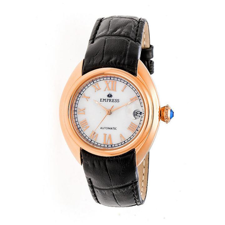 Empress Unisex Black Strap Watch-empem1405
