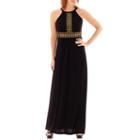 London Style Collection Halter Maxi Dress - Petite