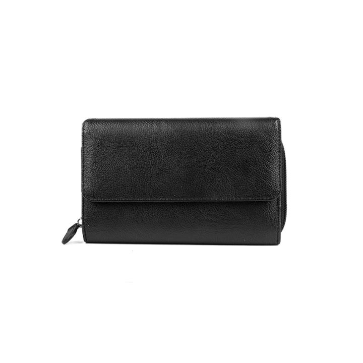 Mundi Big Fat Pebbled Rfid Blocking Checkbook Wallet
