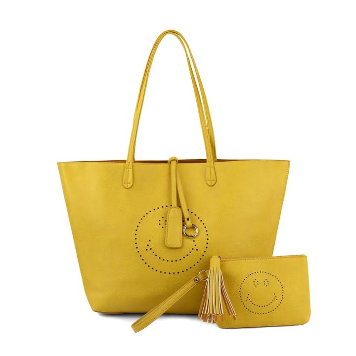 Olivia Miller Farrah Smiley Perf Tote W Tote Bag