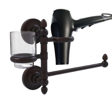 Allied Brass Prestige Regal Collection Hair Dryerholder And Organizer