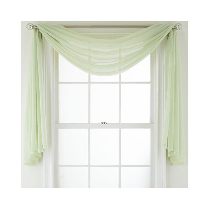 Marthawindow&trade; Voile Window Scarf Valance