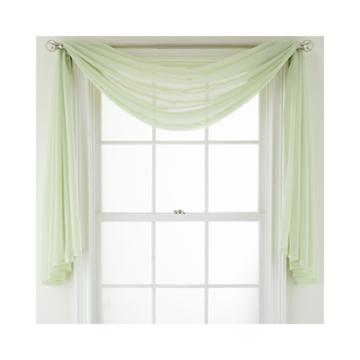 Marthawindow&trade; Voile Window Scarf Valance