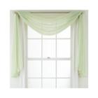 Marthawindow&trade; Voile Window Scarf Valance