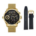 Jbw Diamond Mens Gold Tone 2-pc. Watch Boxed Set-j6355-setb