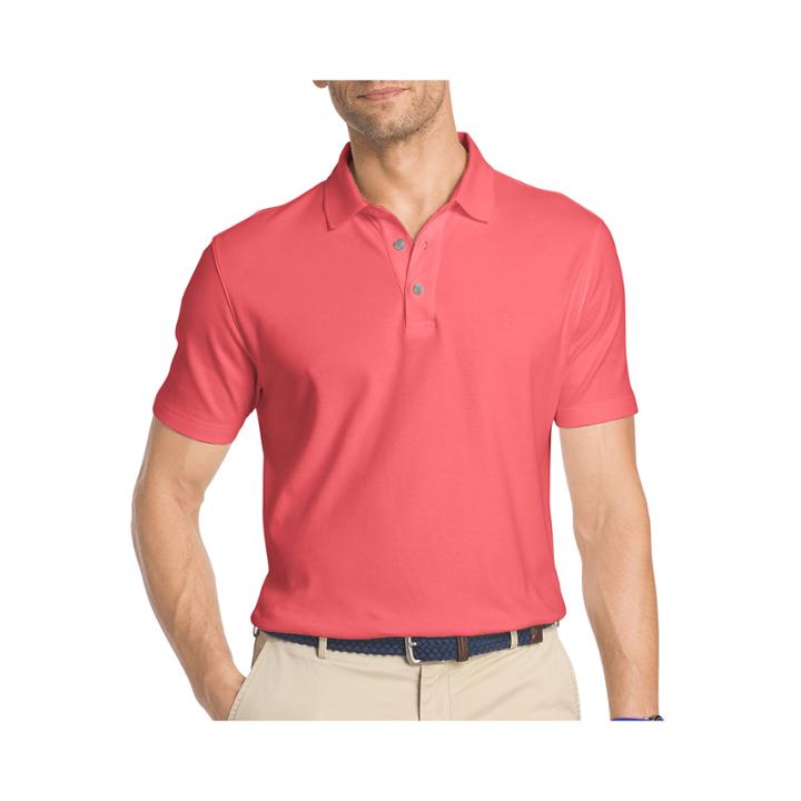 Izod Short Sleeve Solid Interlock Polo Shirt