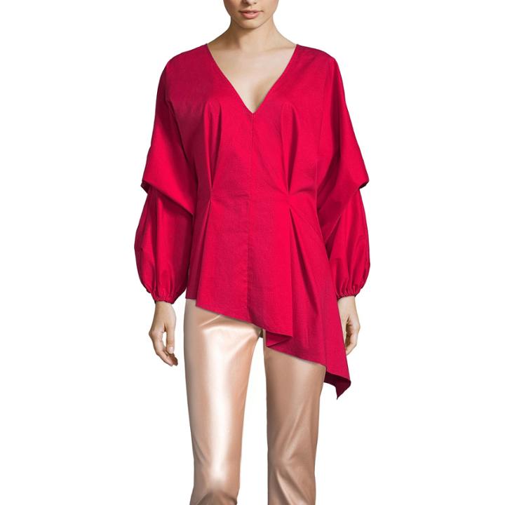 Project Runway Season Finale Winner Long Sleeve Puffed Tunic Top