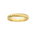 Personally Stackable 14k Yellow Gold Over Sterling Silver 3.5mm Twisted Ring