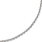 Made In Italy 18 Diamond-cut Cable Chain Sterling Silver