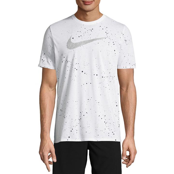 Nike Speckle Short Sleeve Crew Neck T-shirt