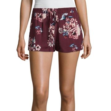 Bebop Floral Woven Soft Shorts-juniors