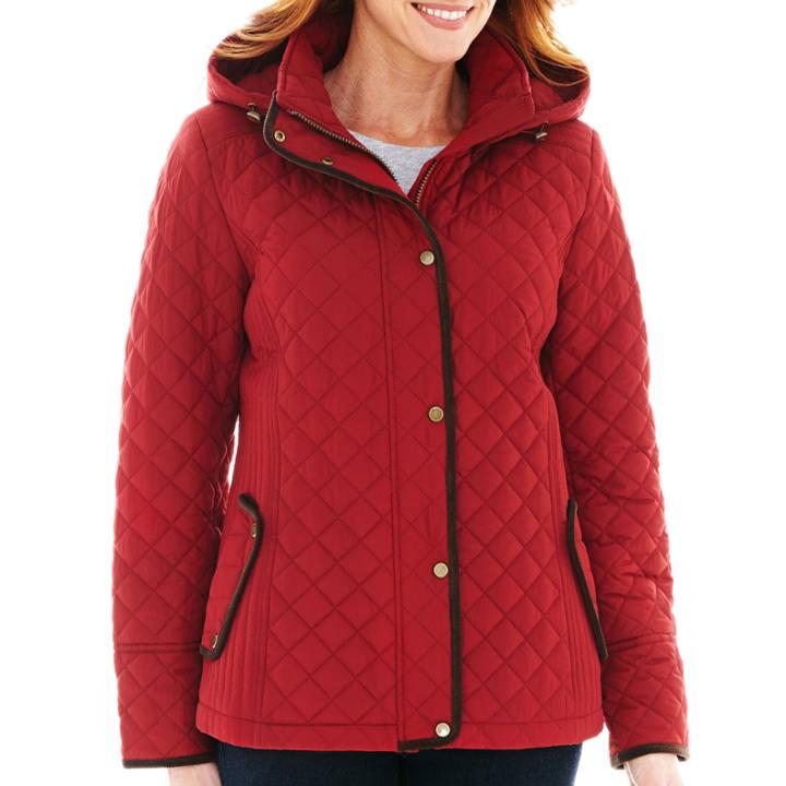 St. John's Bay Quilted Midweight Jacket