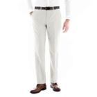 J.f. J Ferrar Regular Fit Bone Flat-front Suit Pants