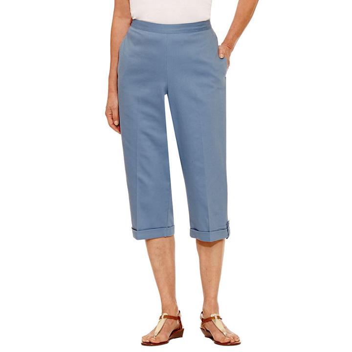 Alfred Dunner Blue Lagoon Capris-petites