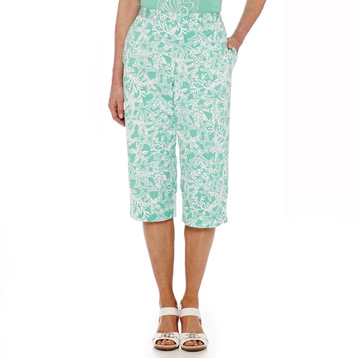 Alfred Dunner Acapulco Print Capris