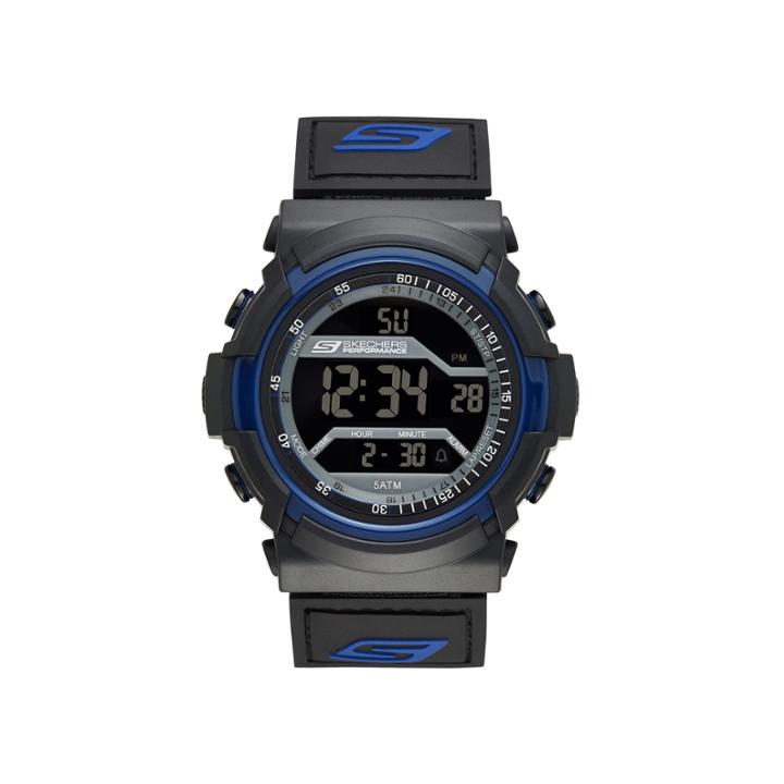 Skechers Performance Mens Sport Digital Chronograph Watch With Negative Display