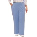 Alfred Dunner Long Weekend Woven Pull-on Pants-plus