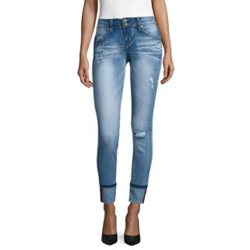 Ymi Skinny Cuffed Jeans-juniors