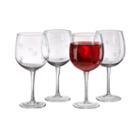Polka Dot Set Of 4 Wine Glasses