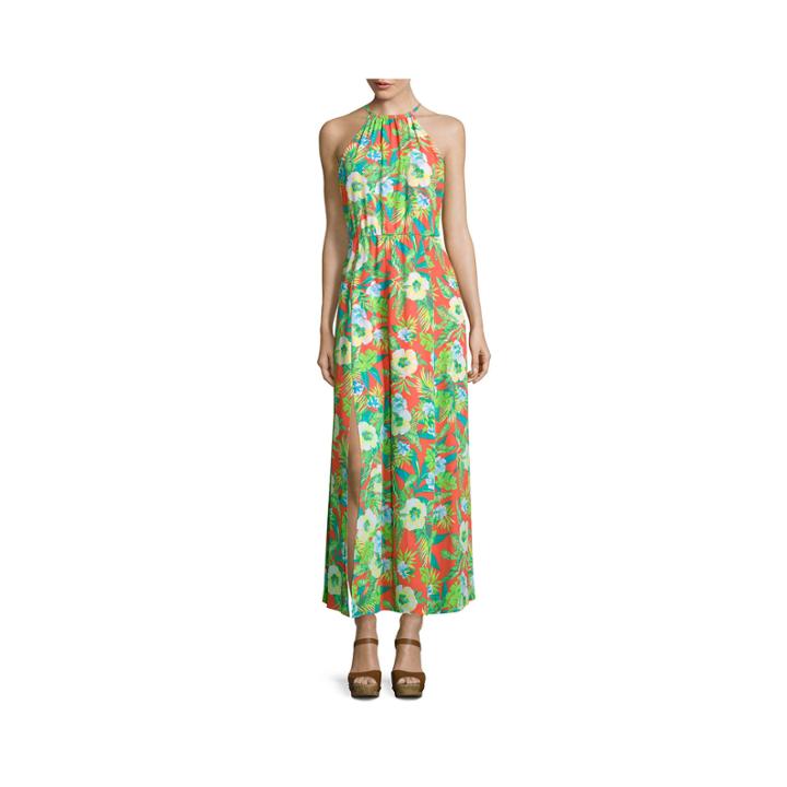 Decree Sleeveless Double-slit Maxi Dress- Juniors