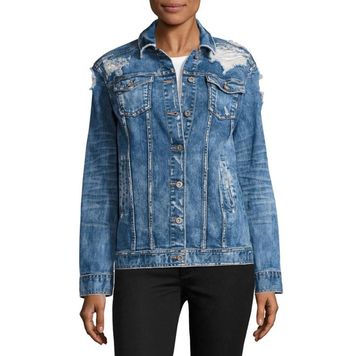 Arizona Oversized Denim Jacket-juniors