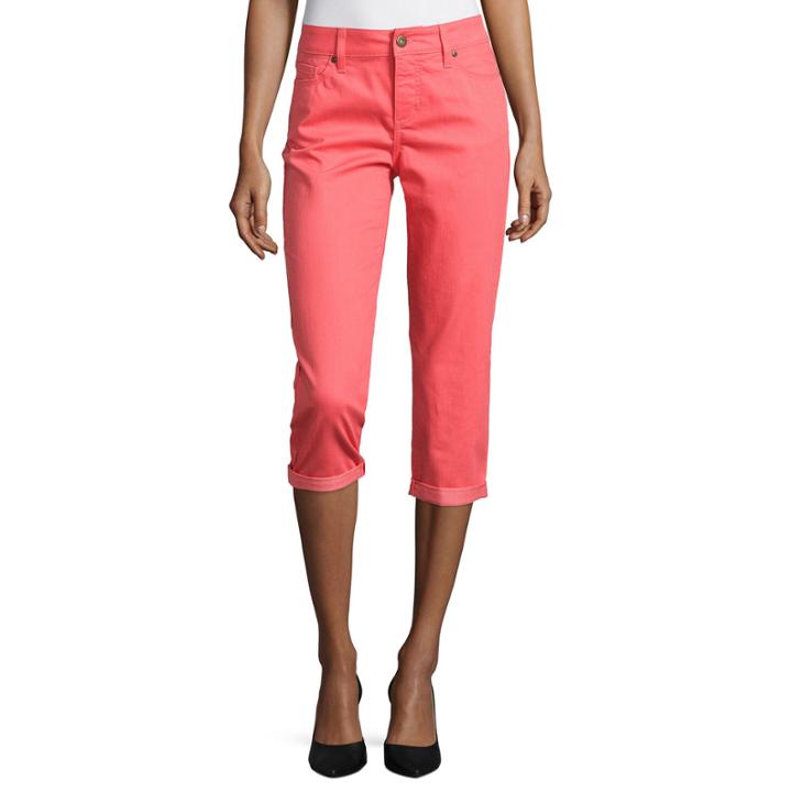 St. John's Bay Secretly Slender Denim Capri Pant