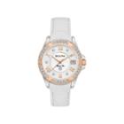 Bulova Womens White Strap Watch-98r233