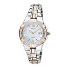 Seiko Womens Two-tone Diamond-accent Solar Watch Sut068