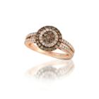 Grand Sample Sale By Le Vian 7/8 Ct. T.w. Vanilla Diamonds & Chocolate Diamonds 14k Strawberry Gold Chocolatier Ring