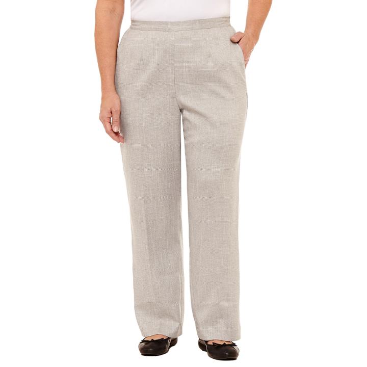 Alfred Dunner Lakeshore Drive Classic Pant- Plus