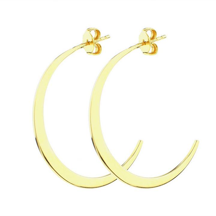 Sechic 14k Gold 29mm Hoop Earrings