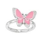 Personally Stackable Sterling Silver Butterfly Stackable Ring