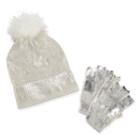 Mixit Pom Beanie And Fingerless Glove 2-pc. Foiled Cold Weather Set