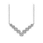 Sirena 1/2 Ct. T.w. Diamond 14k White Gold Necklace