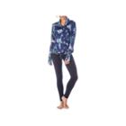 Pl Movement By Pink Lotus Long Sleeve Knit Tie Dye Hoodie