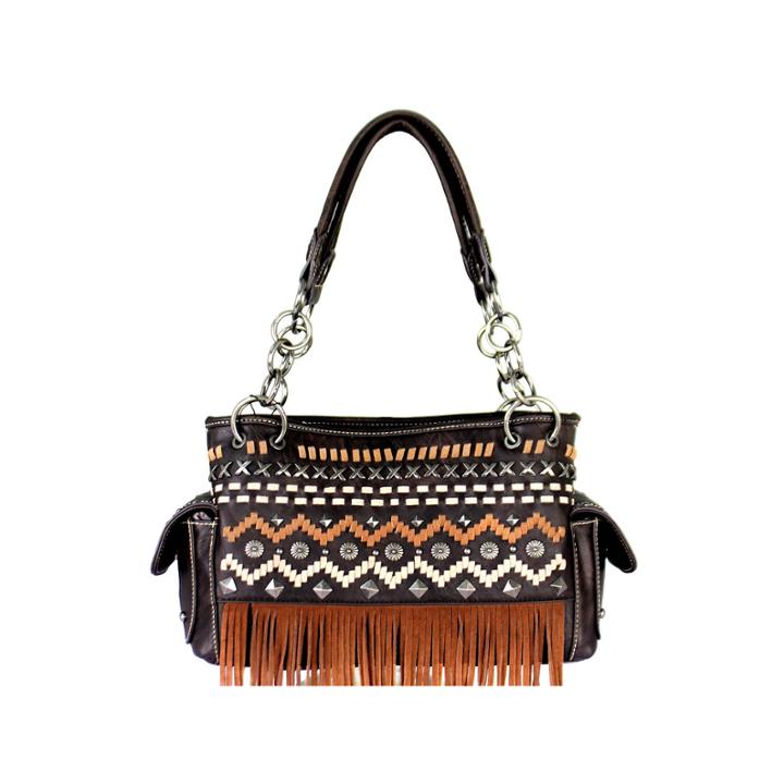 Montana West Leah Fringe Shoulder Bag