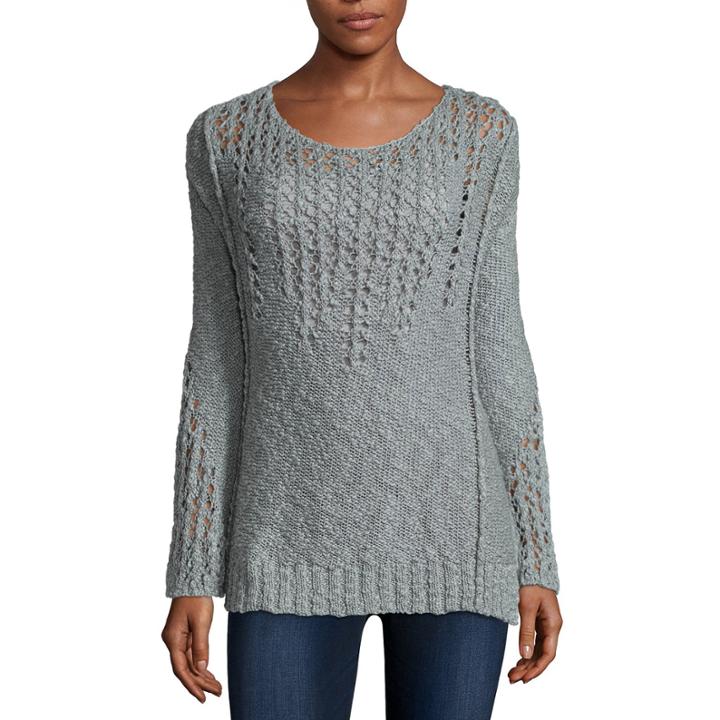 Arizona Bell Sleeve Sweater-juniors