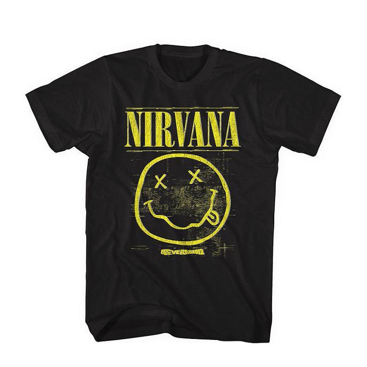 Nirvana Nevermind Smile Graphic Tee