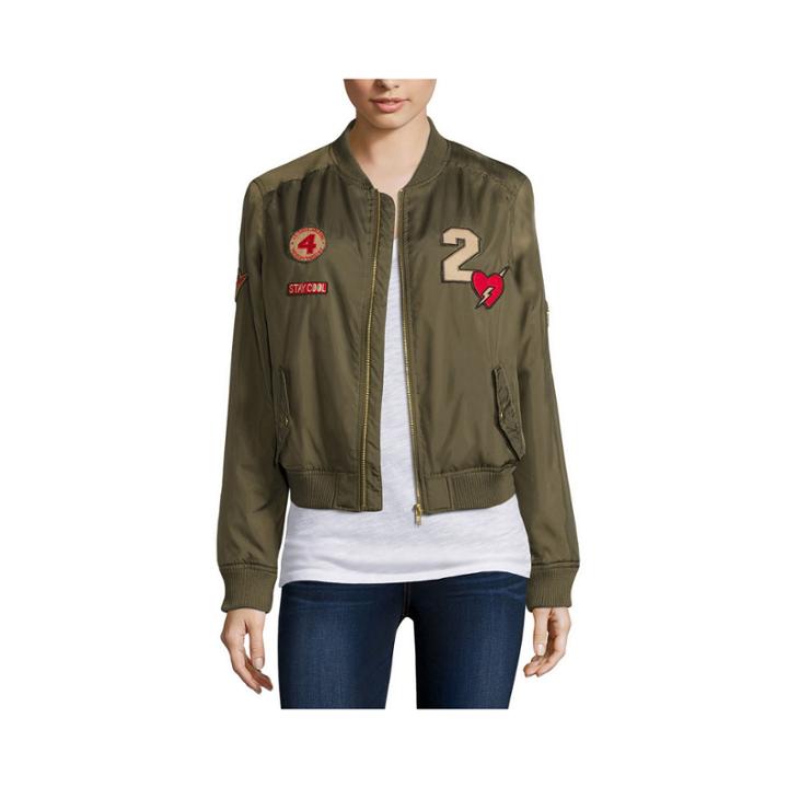 Arizona Patched Bomber Jacket - Juniors