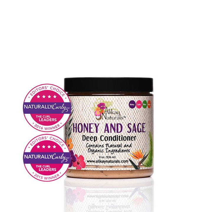 Alikay Naturals Honey And Sage Deep Conditioner - 8 Oz.